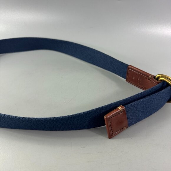 J. Crew D-ring Webbed Belt in Blue, Women's Size M - Picture 6 of 10